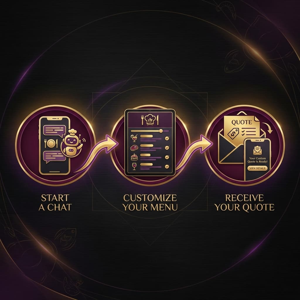 How to build your menu using our chatbot